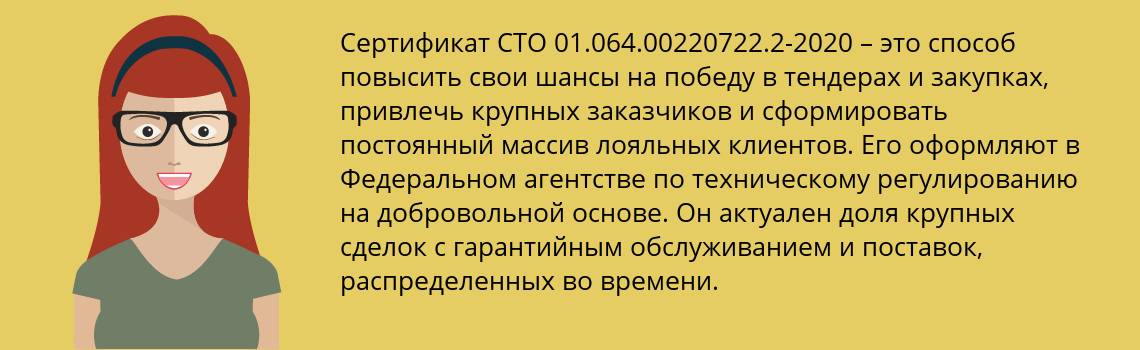 Получить сертификат СТО 01.064.00220722.2-2020 в Домодедово